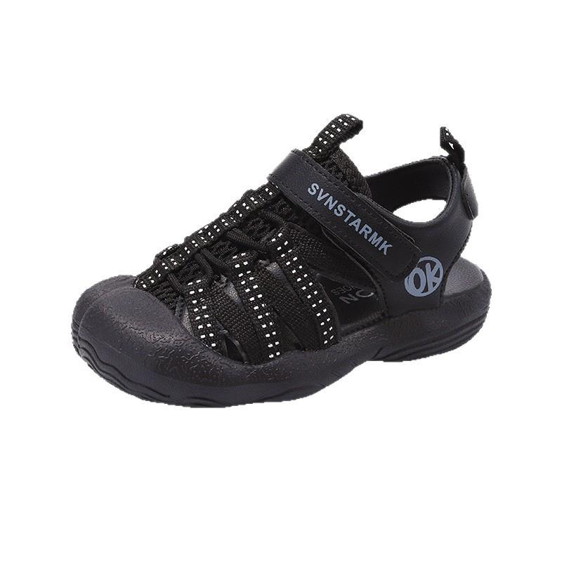 2026 Jungen Zehenschuh Anti-Kick Sportsandalen - Koreanischer Stil Weiche Sohle, Rutschfest, Mittlere & Große Größen