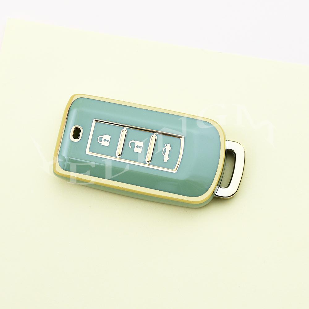 Soft Tpu 3 Button Key Cover For Mitsubishi Xpander Outlander Asx Pajero Eclipse Cross Montero Remote Car Key Case Cover Shell