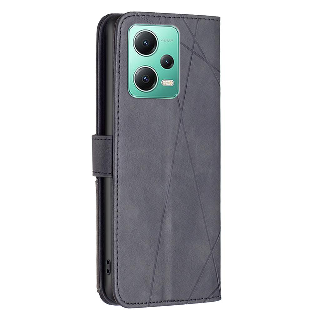 BINFEN COLOR für Xiaomi Poco X5 5G/Redmi Note 12 5G (Global)/(Indien)/(China) Brieftasche Hülle Magnetverschluss Leder Handy Ständer Abdeckung