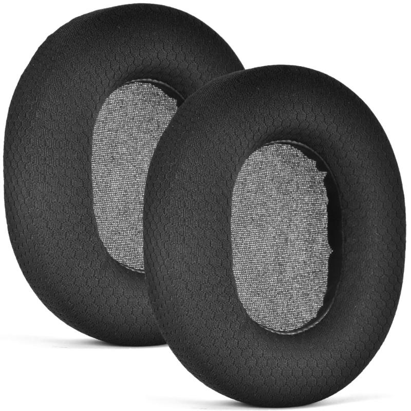 

2PCS Ear Pad With High Density Sponge Fabric Ear Cushions For ROG Pelta Earphone Improved Comfort Noise Isolation 1