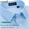 Zhuangji Men's 240-Count Mulberry Silk Blend Non-Iron Short Sleeve Shirt