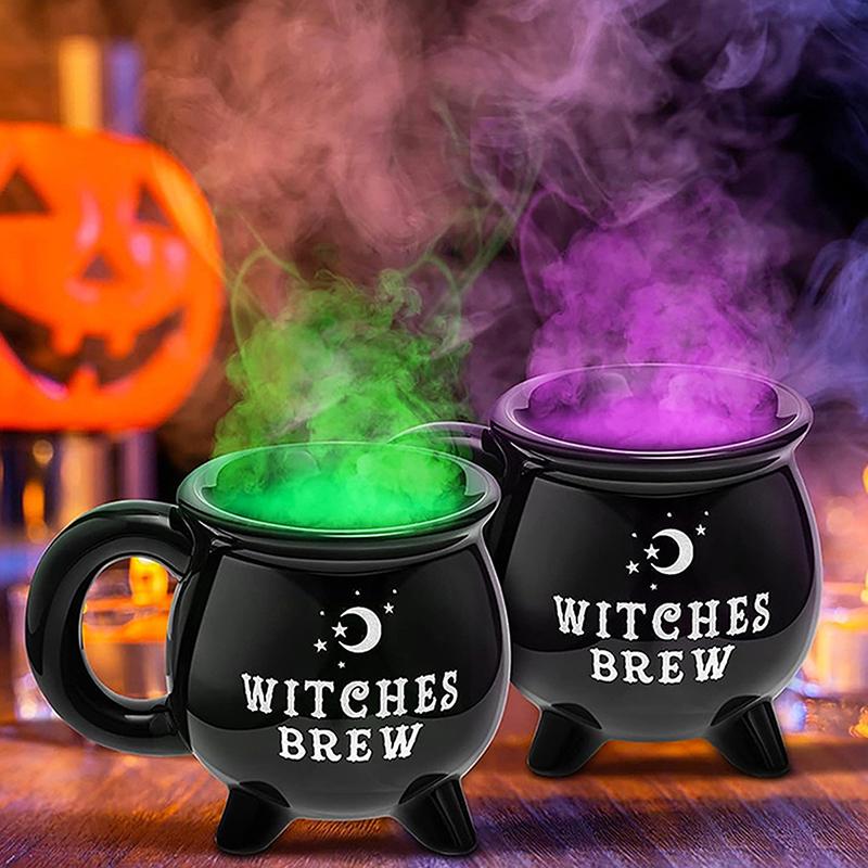 Halloween Wizard Magic Jar Ceramic Mug Decorative Ornament Pumpkin Ghost Afternoon Tea Breakfast Milk Cup Halloween Gift