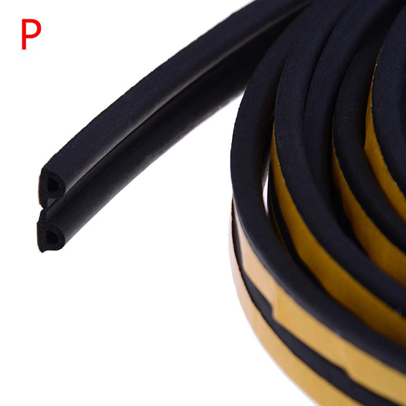 Rouleau de bande d'étanchéité en caoutchouc auto-adhésive pour porte et fenêtre, 10 m