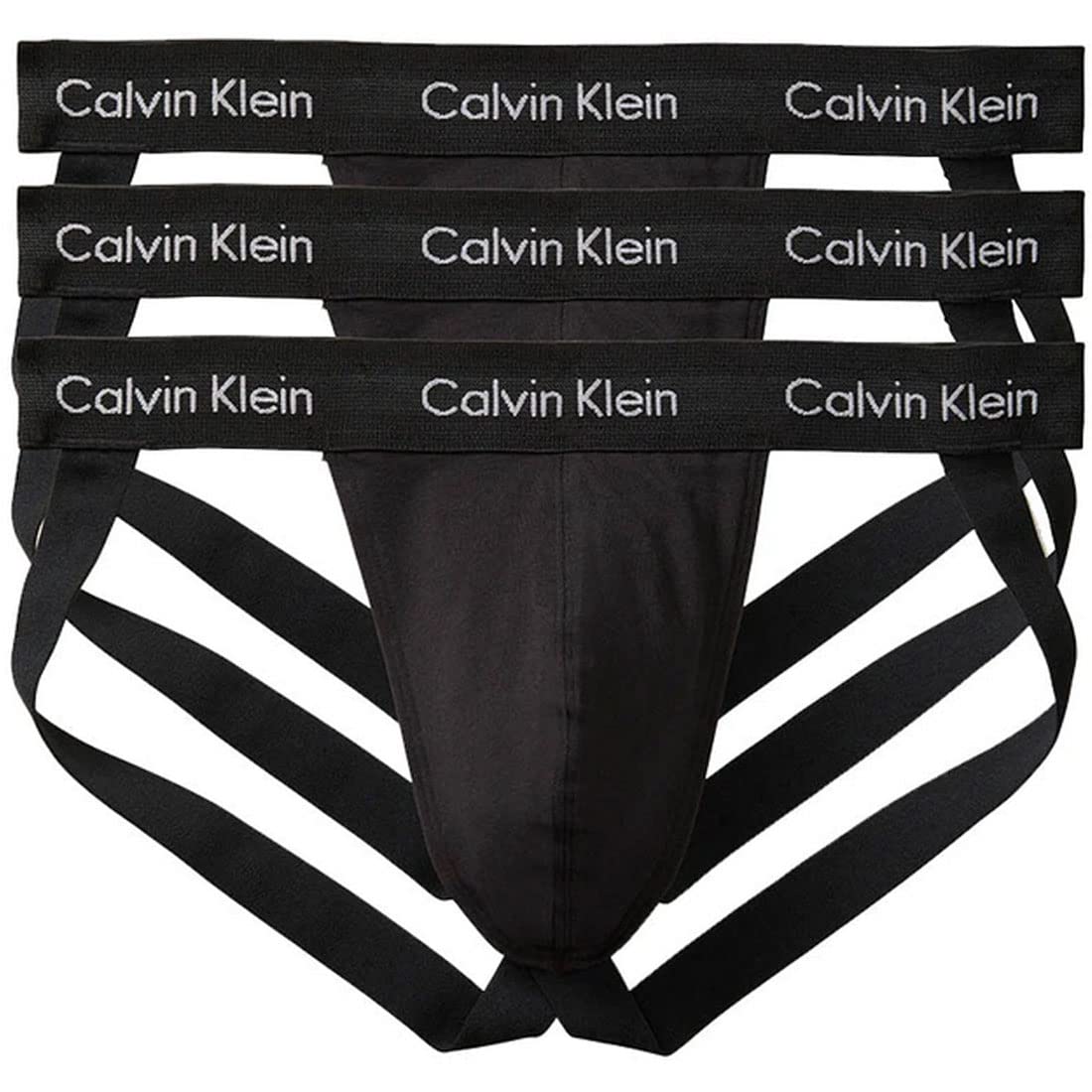 

Calvin Klein Jock Strap Black Size L Men s (3-Pack) - (NB2623) (Used)