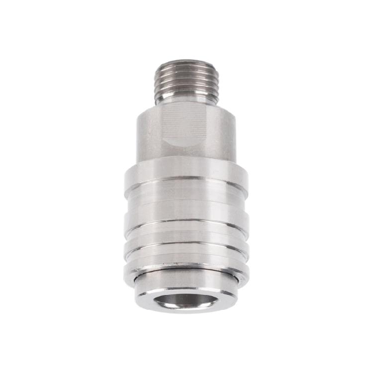 Σετ Αυτοασφαλιζόμενο Ταχυσύνδεσμος από Ανοξείδωτο Ατσάλι 1/4" για Πλυντήρια Υψηλής Πίεσης