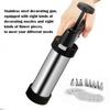 Stainless Biscuit Baking Press Decoration Cookie Making Mold Kitchen Cake Piping Nozzle