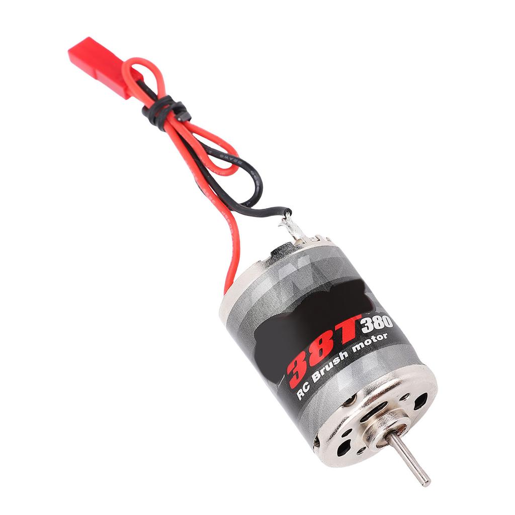 Brushed RC Motor Replacement for Traxxas 7075 High Torsion 38T Stainless Steel DC Electric Brushed Motor with Heat Sink