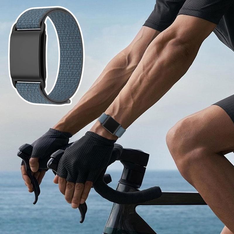 Adjustable Hook Buckle Design Straps for Selected Fitness Trackers Breathable Fabric Comfort Fit in Multiple Color