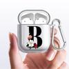 Lnitial Letter Clear Earphone Cases Cover Case For Airpods 3 4 Pro Pro2 1 Pro3 2