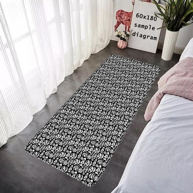 Bedside Foot Rug Welcome Floor Mat for Entryway Misfits Bathroom Hallway Carpet Kitchen Water Adsorbed Rugs Fluffy Home Decor
