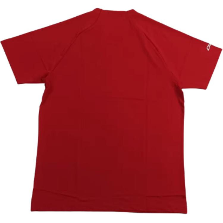 Li Ning Table Tennis Series Sports Casual Simple Solid Color Short Sleeve T-Shirt Men Tops Red AHSQ887-3