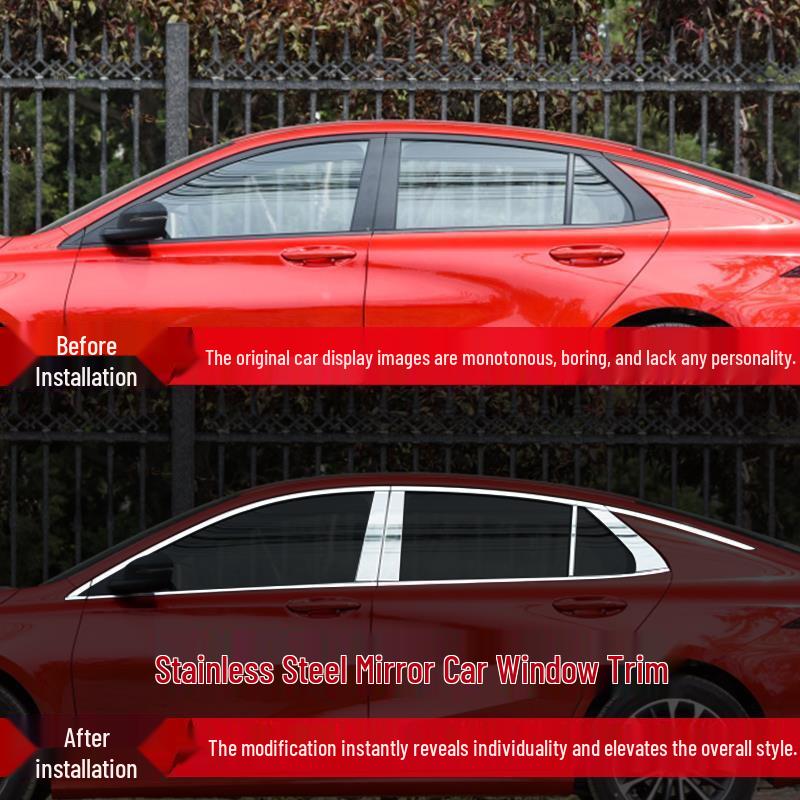 Stainless Steel Window Trim for Trumpchi Empow - Decorative Car Door Edge Strip