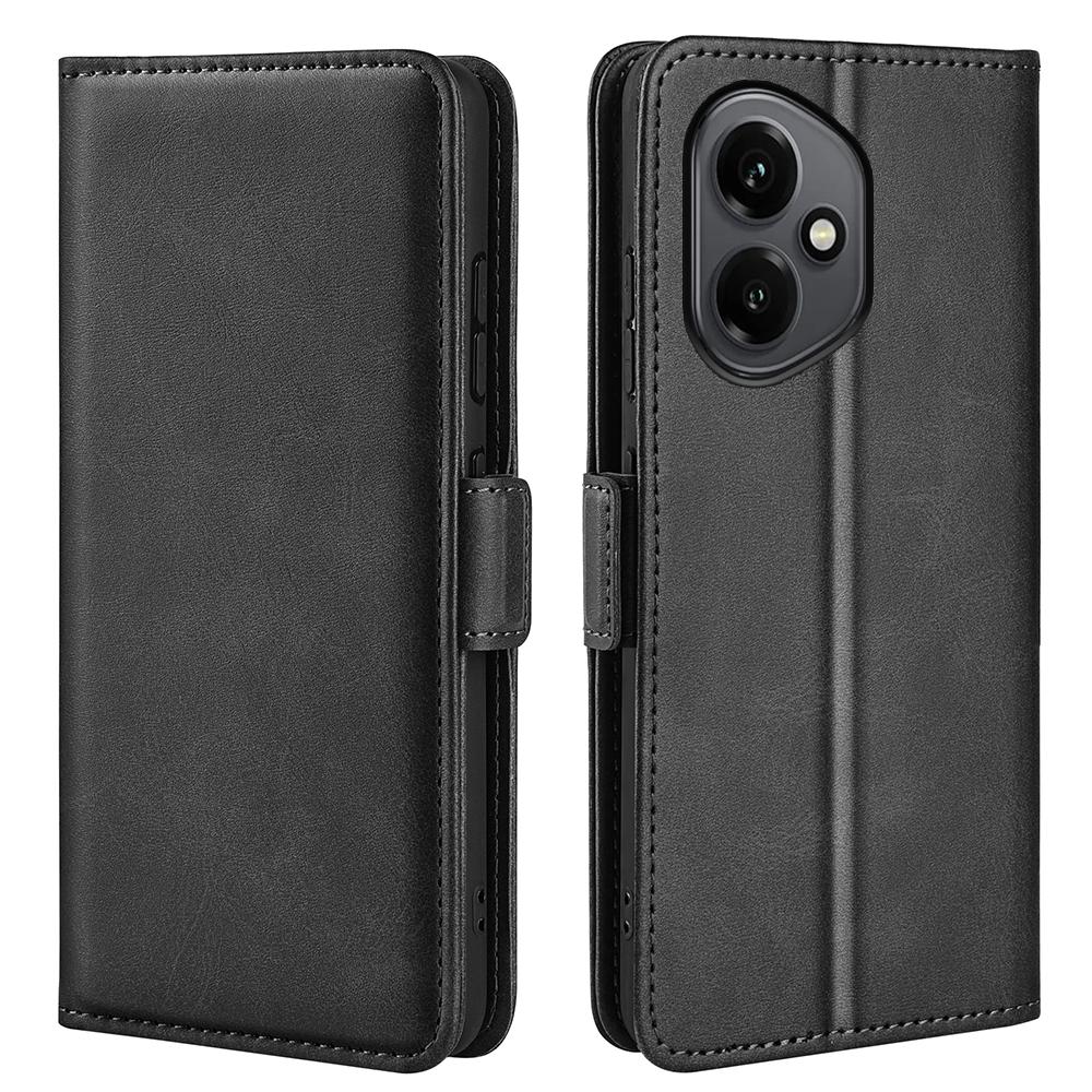 For Honor 400 5G (Global) Etui Kalveskinn Tekstur Lær Lommebok Telefondeksel