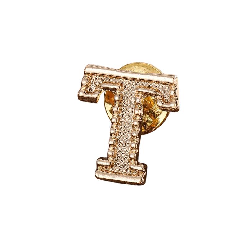 Spille a Spilla Vintage con Iniziali di 26 Lettere per Donna Unisex A-Z Metallo Festa Casual Spille Spille Regali