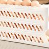 Slide Organizer Rolling Egg Dispenser Large Capacity Refrigerator Egg Storage Box  Refrigerator