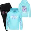 Children's Hooded Top And Pants Two-piece Tracksuit Set Long-sleeved Printed Sweatshirt Set