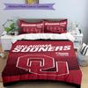 Oklahoma Sooners Beach Towel Themed Bedding 3Pcs Duvet Cover Set Decorative Bed Linen For Teen Room Home Decoration