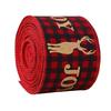 24TE Ribbons Christmas Burlap Craft Ribbon DIY Bowknot Gift Wrapping Supplies for DIY Christmas Tree Decor