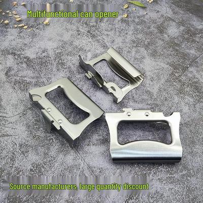 Dual-Function Stainless Steel Japanese-Style Bottle and Can Opener, Portable and Simple Design