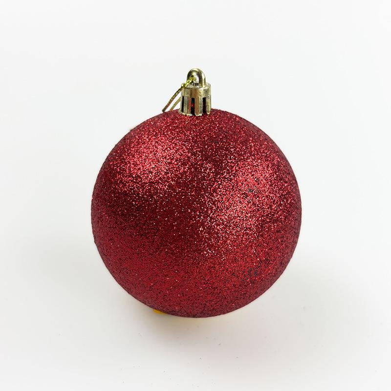 

Елочные украшения - 4/6/8/10 см гальванизированные пластиковые шары, красочные подвесные украшения 10cm with Cap and String