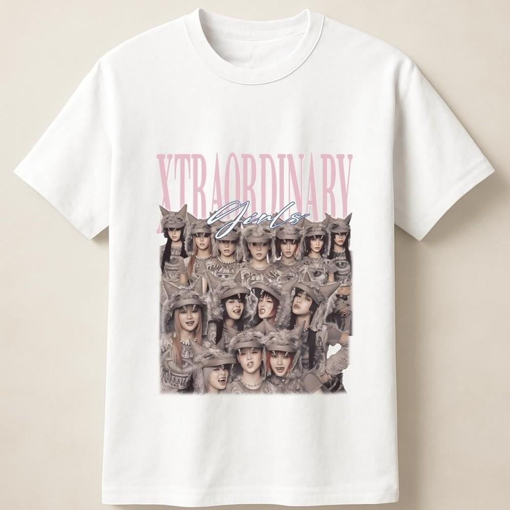 XG Xtraordinary Girls Group Tee in Bold Editorial Art Unisex T Shirt Unisex T-Shirt M