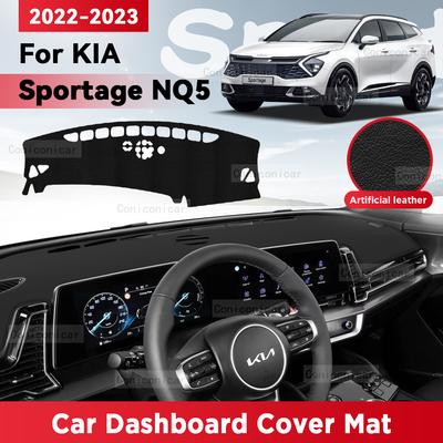 Dla KIA SPORTAGE 5 NQ5 2022 2023 Pokrywa deski rozdzielczej samochodu Mata Osłona przeciwsłoneczna Mata zapobiegająca oślepianiu Dywanik na deskę rozdzielczą Akcesoria ochronne