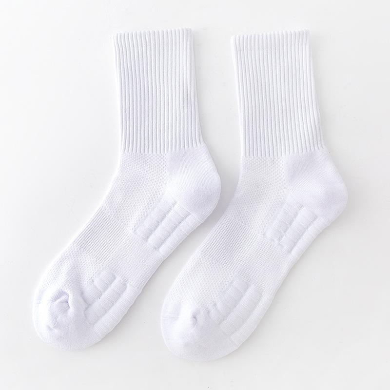 

Мужские весенне-осенние махровые носки, дышащие, влагоотводящие, бесшовные, для баскетбола и спорта, хлопковые 1 pair