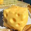 Extra Large Size Cheese Fidget Toy Slow Rebound Shapeable Venting Ball Realistic Giant Squeeze Toys for Adult Stress Relief