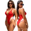 2026 New Multi-color Sexy Swimsuit Featuring Backless and Sexy One-piece Bikini Style Outfit