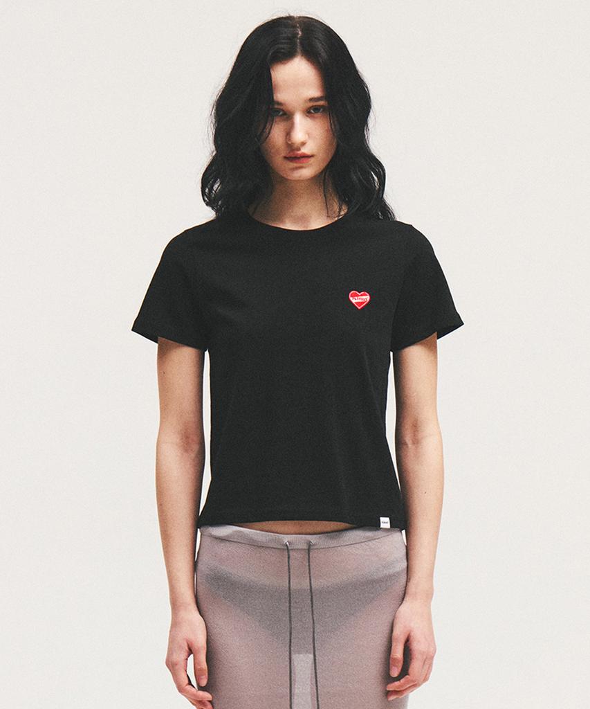 Kimseupeulesikoteunmakes (Unisex) Kims Heart Symbol Tee Black