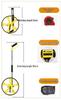 Folding Hand-Push High-Precision Outdoor Measuring Wheel with Rubber-Coated Large Wheel
