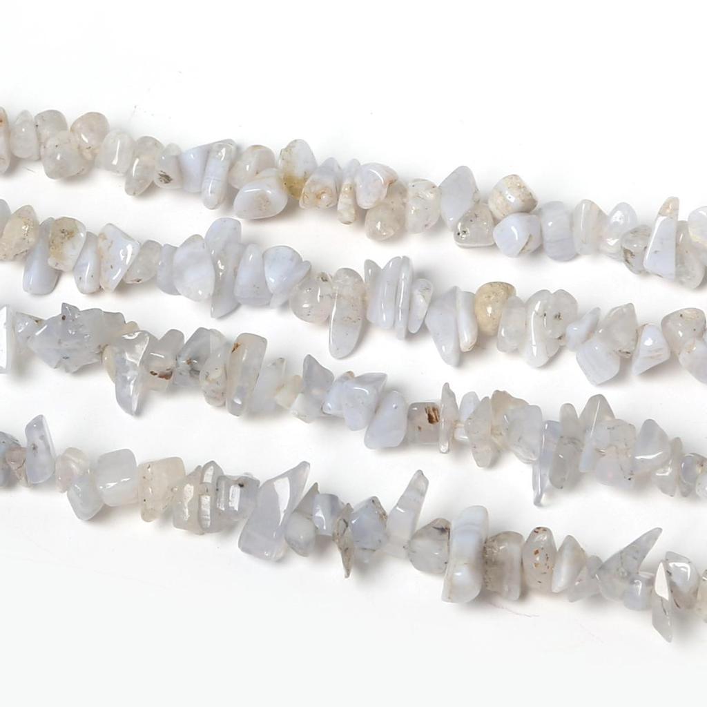 Cuentas de piedra Natural de 3-5mm, cuentas de cristal de ágata, Ojo de Tigre, cuentas de grava irregulares para pulsera DIY, fabricación de joyería, hebra 34