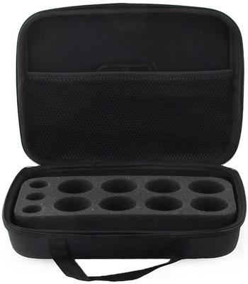 Portable Beyblade Case with Handle, Durable, Built-in Sponge, Shock Absorbing, Storage Case for Beyblade Burst, Gift for Kids, Black