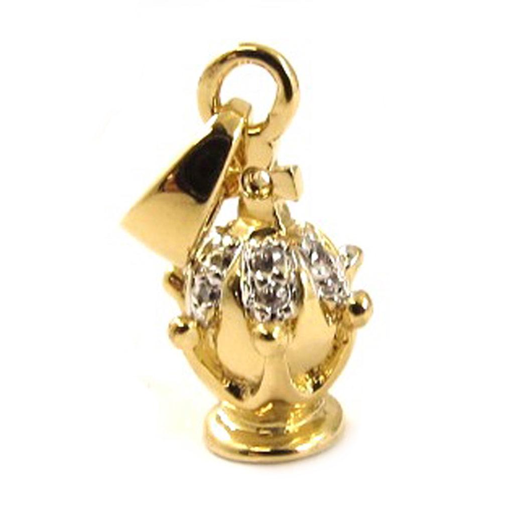 Les Trésors De Lily [D4619] - Pendentif Plaqué Or 'Crown'