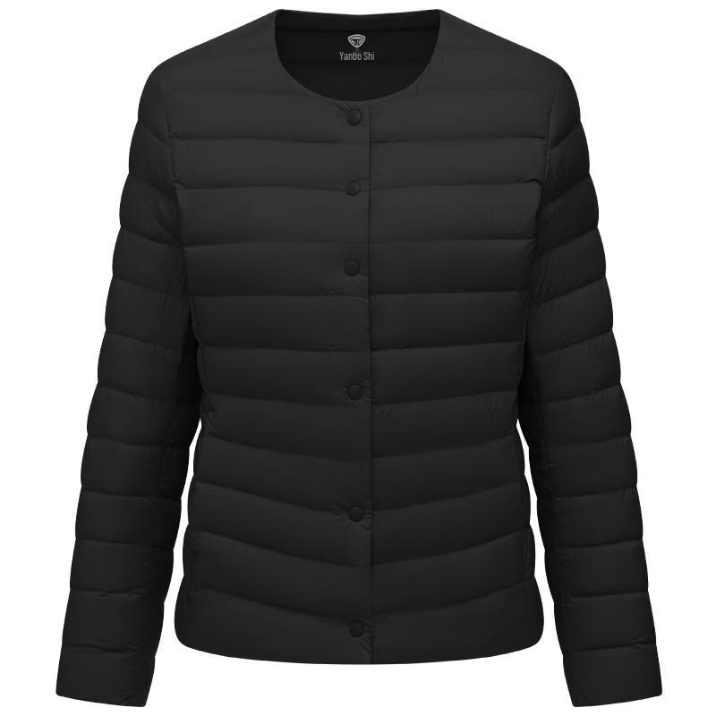Tanboer Women's Lightweight Collarless Short Down Jacket TB5330112A