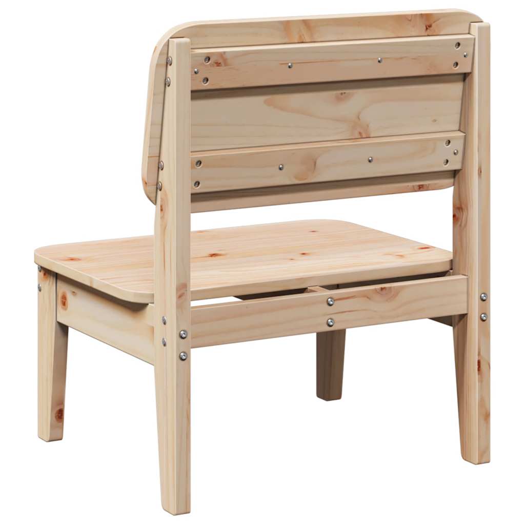 Garden Chairs 2 pcs 60 x 52.5 x 72 cm Solid Pine Wood