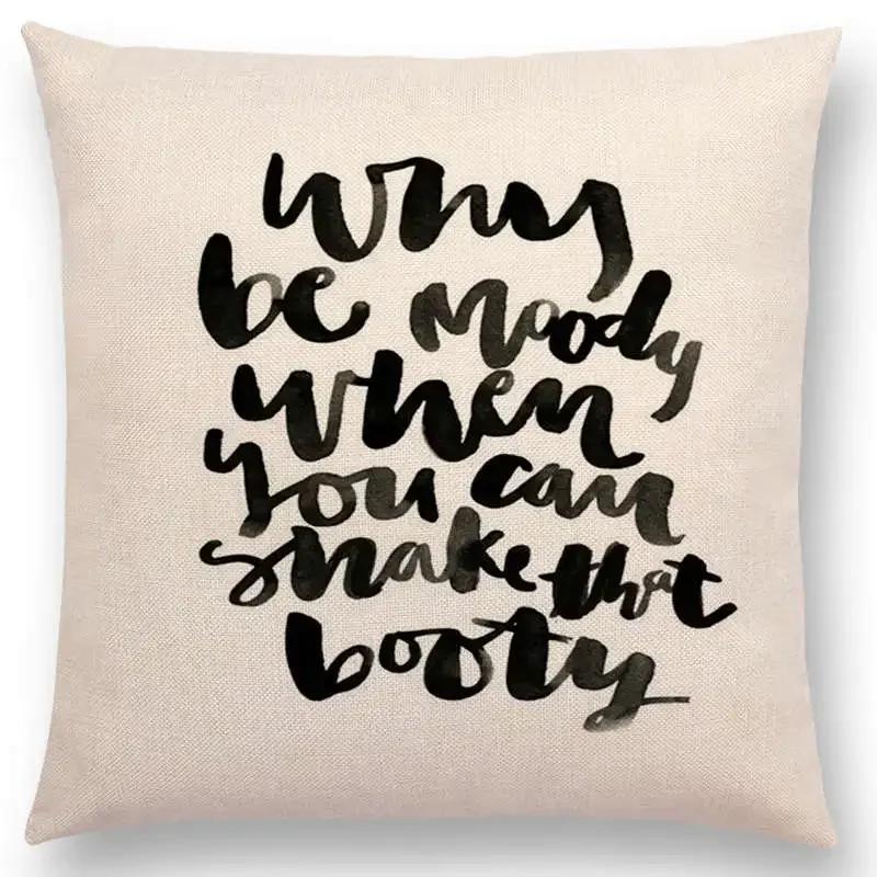 

Новейшая черная буква храбрая уверенность надежда сильная теплые слова чехол для подушки рождественские подарки диван подушка 66x66cm