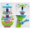 Hand Cranked Rotating Carousel Toy with LED Lights Glowing Toy (Random Color) Fun Merry-Go-Round Toy with Lights