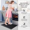 HappyTrends Floor Mat Cushioned Anti-Fatigue ,17.3"x28",Thick Waterproof Non-Slip Mats and Rugs Heavy Duty Ergonomic Comfort Rug for