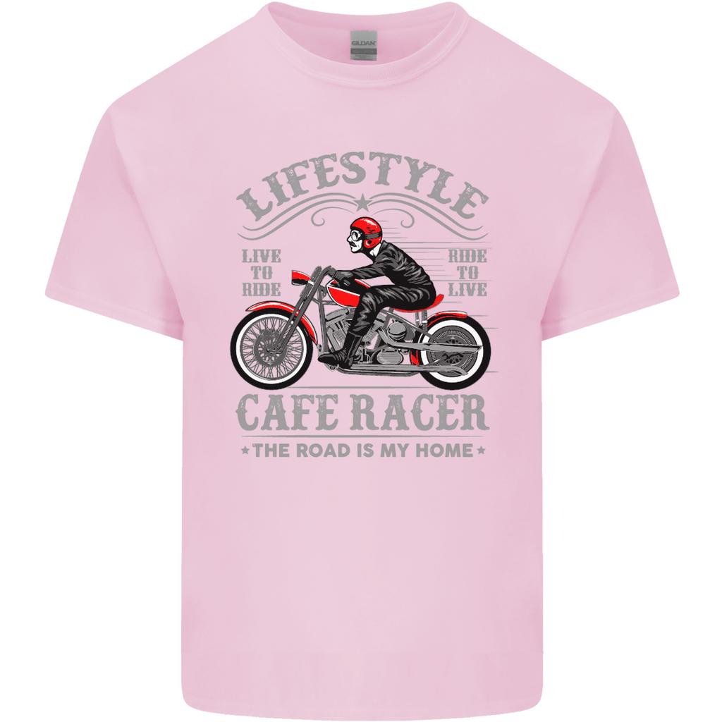 Lifestyle Cafe Racer Biker Motorcycle Unisexs Light Cotton TShirt