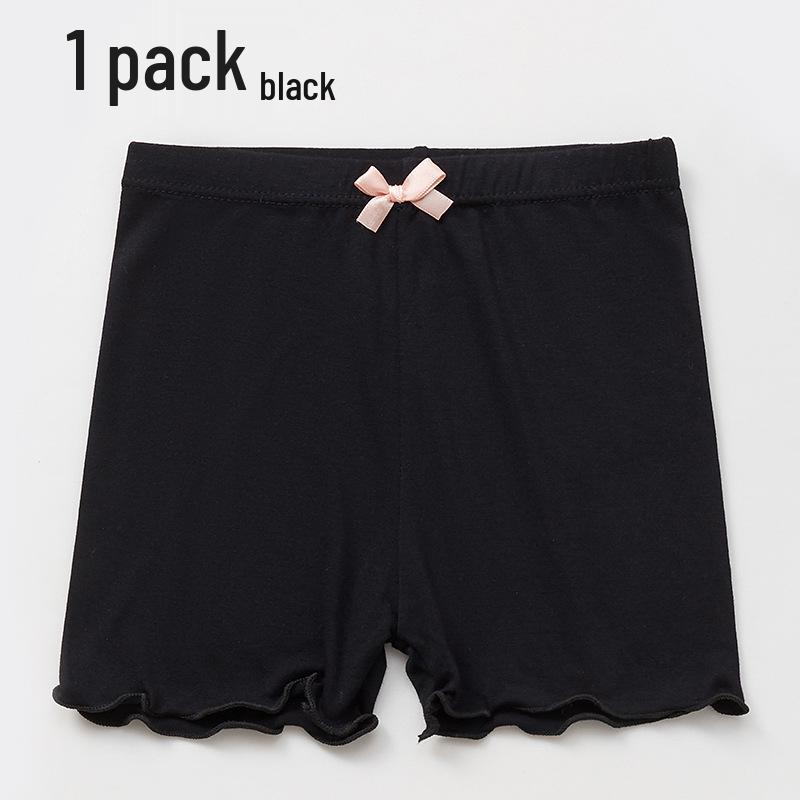 

Летние дышащие безопасные леггинсы для девочек длиной до середины икры 170 cm чёрный