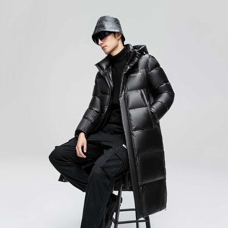 Xuezhongfei Men s X30148017F Thickened Hooded Down Jacket 180/96A