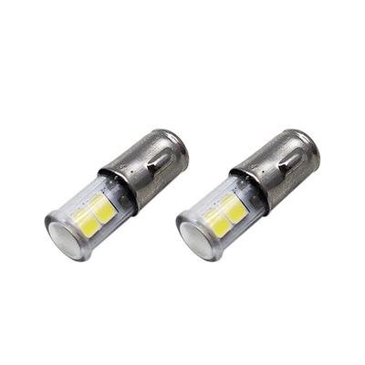 2 Stück BA7S LED-Lampen DC 2835 4SMD Chipsatz LED-Lampe Auto Instrument Armaturenbrett Warnlicht Ersatz, Weiß