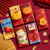2026 Year of the Horse Plush Red Envelope: Premium Hot Stamped Spring Festival Lucky Money Packet