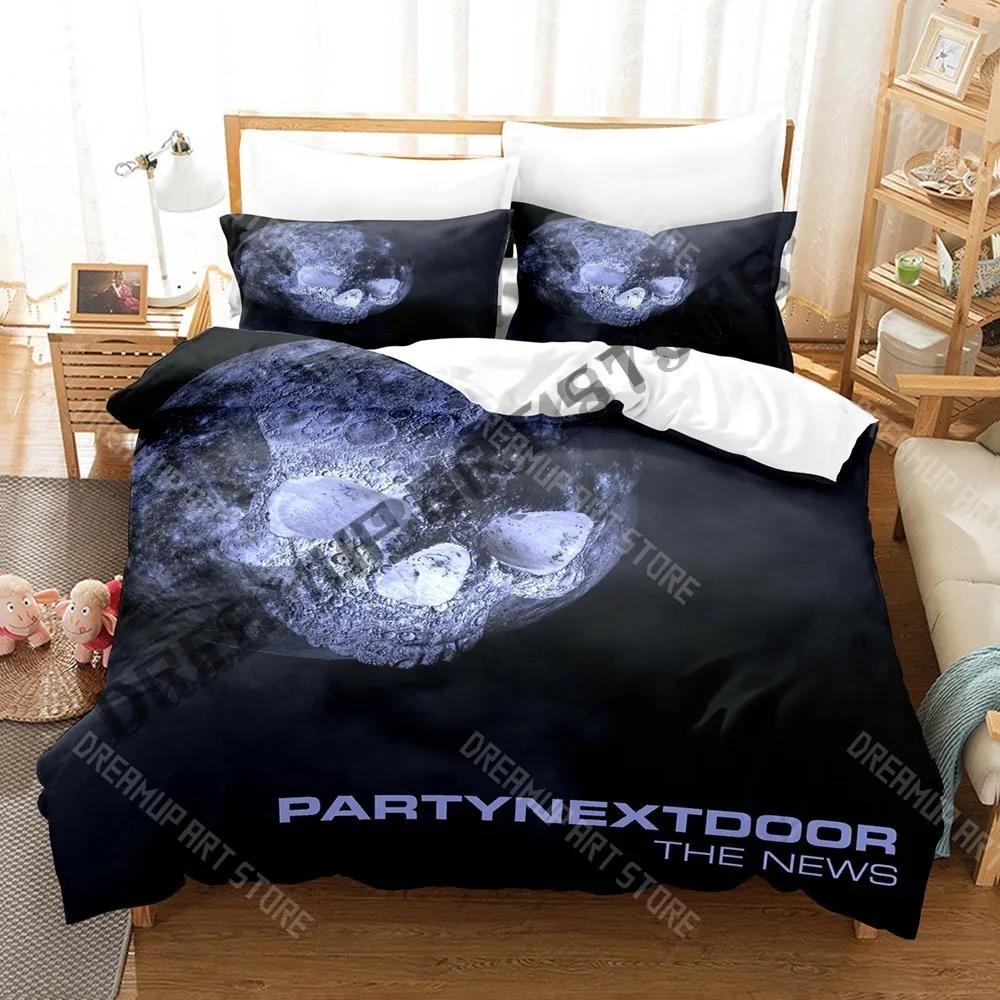 3D Print Partynextdoor 4 Bedding Set Single Twin Full Queen King Size Bed Set Adult Kid Bedroom Duvetcover Sets Personality