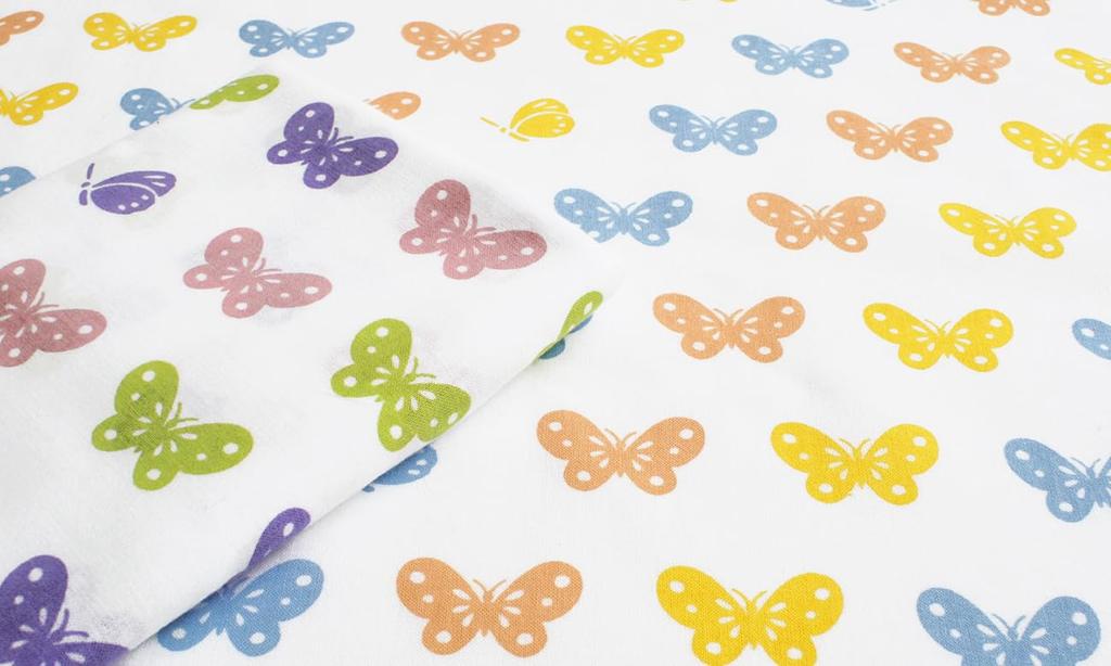 Somenoanbo Hand Towel Authentic Made In 35cm X 100cm "Fluffy Butterfly, Pink" Dyed, 100% Cotton, Tokuoka, Japan,