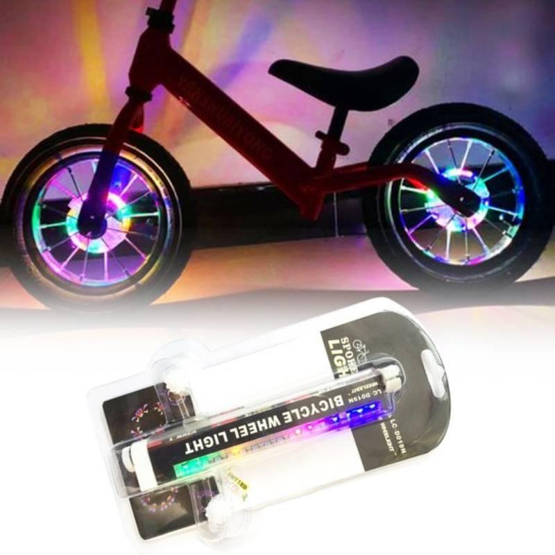 Bicycle Led 16 Wheel Light Waterproof Warning Lights Bike Tools Accessories