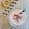 Colorful Stripe Pattern Paper Drinking Straws Party Supplies Drinking Accessories Disposable Straws