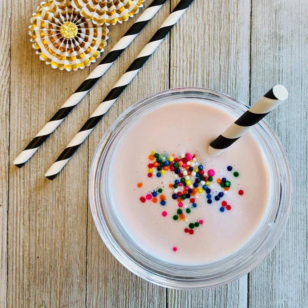 Colorful Stripe Pattern Paper Drinking Straws Party Supplies Drinking Accessories Disposable Straws