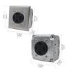 Multipurpose NEMA 14 30R 30A Electrical Receptacle Assembly With Square Metal Box Sliding Covers and Brackets Use